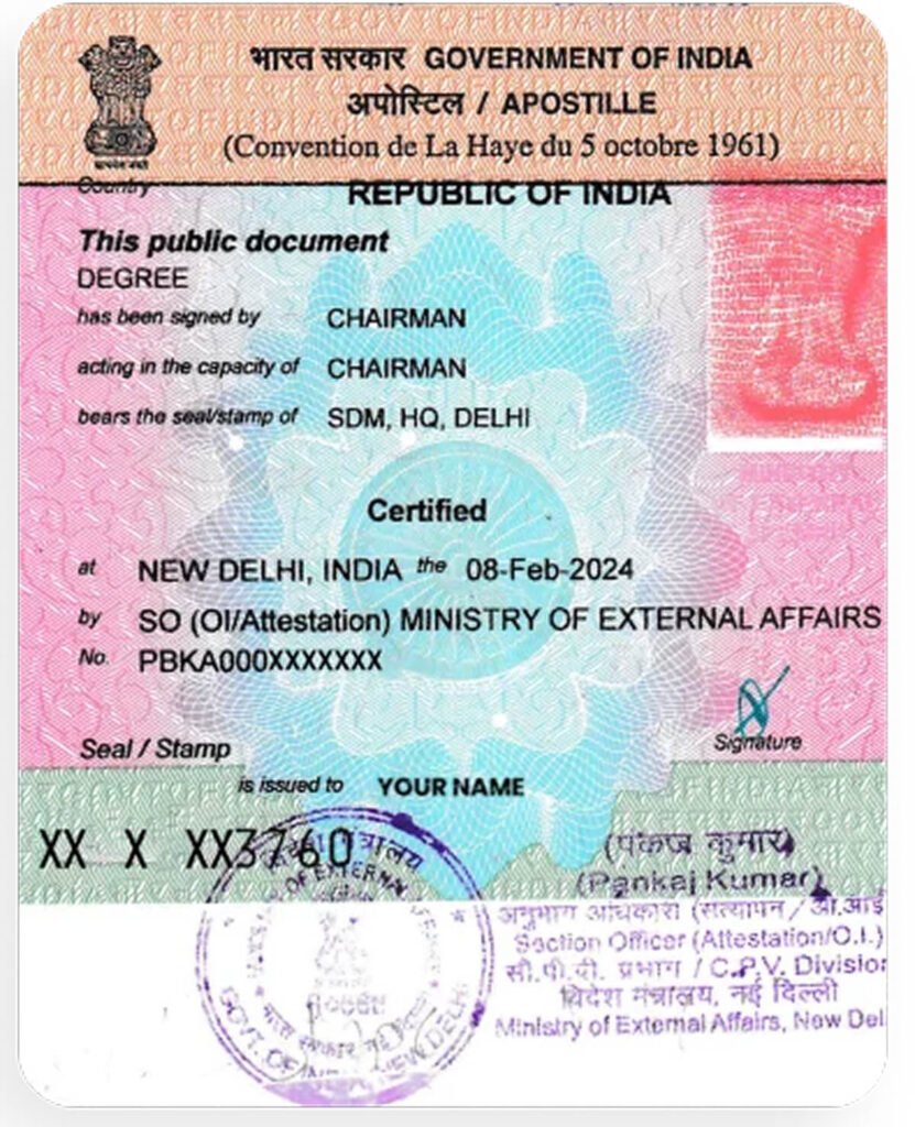Apostille in Chennai