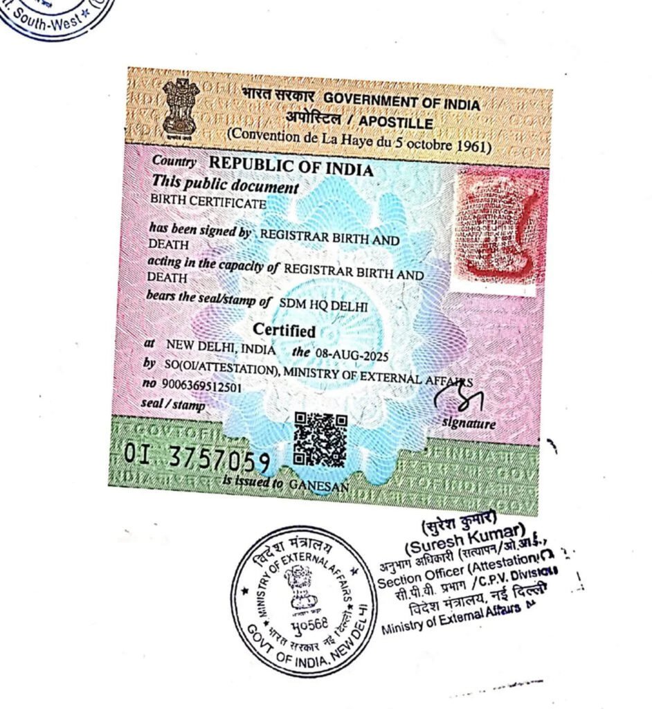 Apostille in Hyderabad