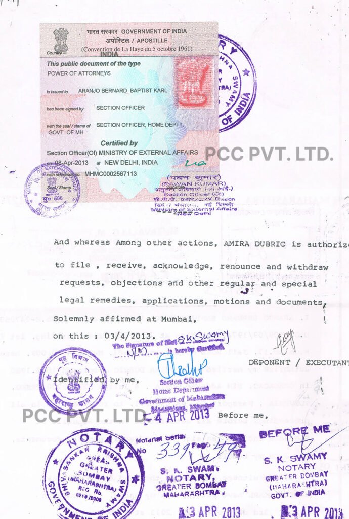 Apostille services in Chennai