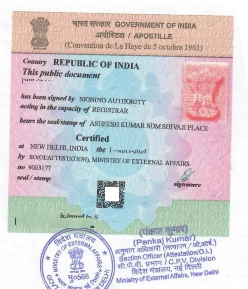 Divorce Decree Apostille in Coimbatore