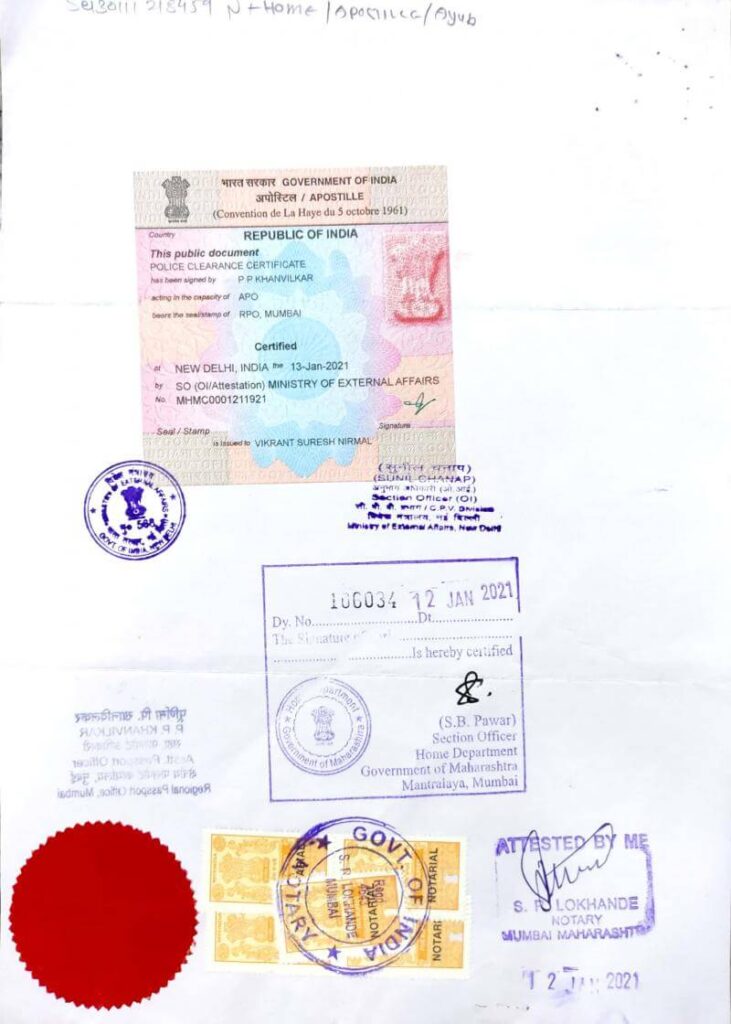 Divorce decree apostille services in India