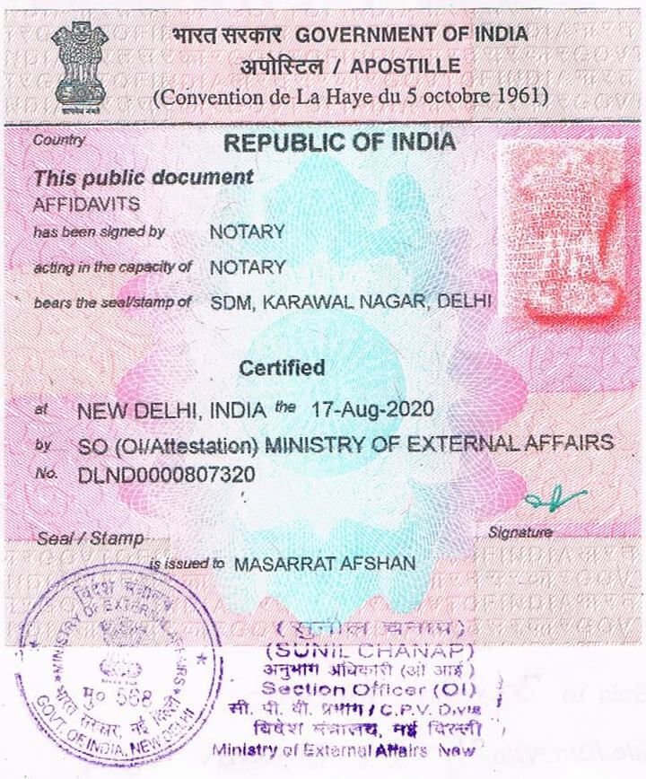Power Of Attorney Apostille