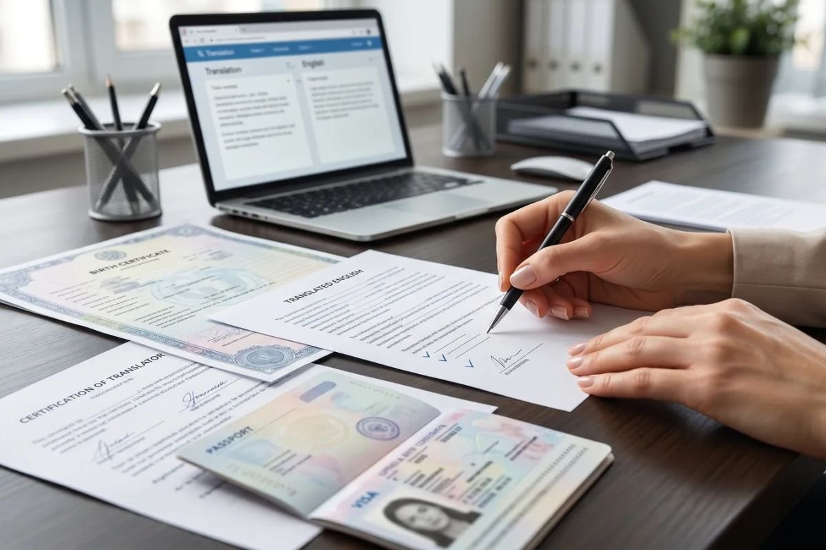 Birth Certificate Translation For Visa​